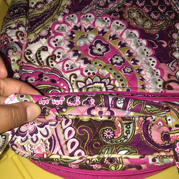 Vera Bradley pink floral backpack - Picture 6 of 11
